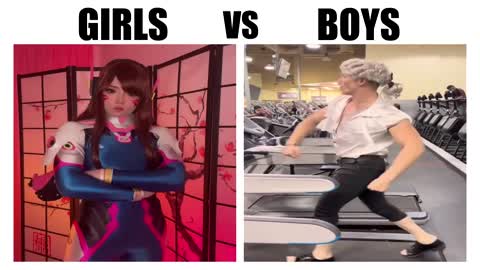 Girls cosplay vs Boys cosplay (Dr Livesey)