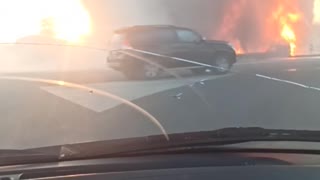 Gas Station Explodes Into Giant Fireball