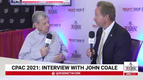 Interview with John Coale at CPAC 2021 in Dallas 7/11/21