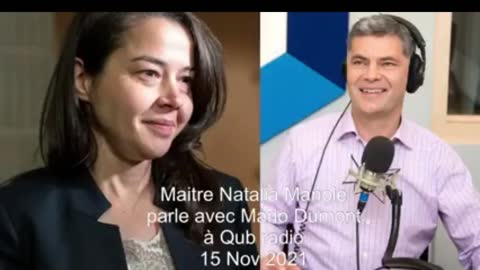 Maitre Natalia Manole avec Mario Dumont