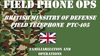 FIELD PHONE OPS: British MOD Telephone Set PTC-405