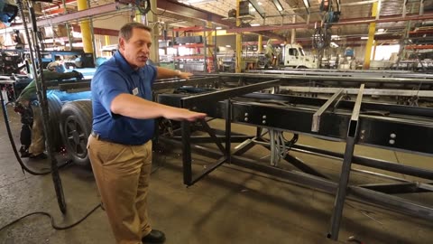 Newmar Factory Tour - Chassis Construction