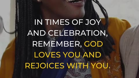 God's love fills our hearts with joy, turning our celebrations into divine moments of gratitude.