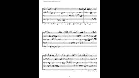 J.S. Bach - Well-Tempered Clavier: Part 2 - Fugue 02 (Euphonium-Tuba Quintet)