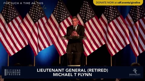 General Flynn at Citizens Defending Freedom/Remnant Alliance Event For Such a Time as This 8.2.24