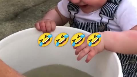 The Child Pick The Fish #funny #laughing