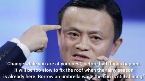 2 quotes of Jack Ma's life motto that are uplifting and full of inspiration.