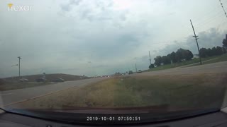 Creeping Truck Causes Over Correction