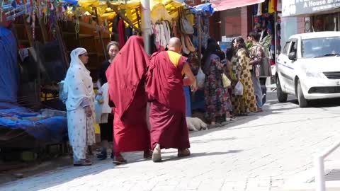 Tibetan Buddhists Prayer