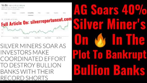 Silver Miners Soar As Investors Make Coordinated Effort To Destroy Bullion Banks With Record Shorts