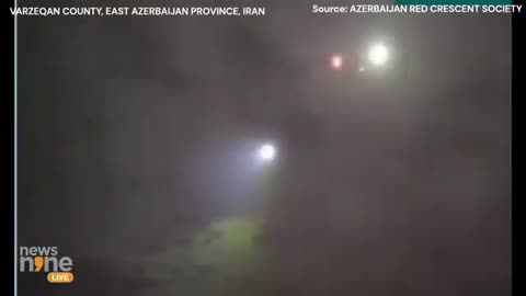 STRANGE FOOTAGE FROM IRAN PRESIDENT HELICOPTER CRASH