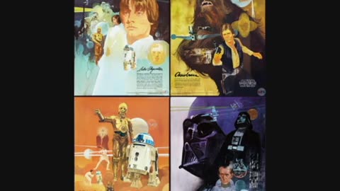 Star Wars Burger Chef 4 Promotional Posters Radio Commercial from 1977