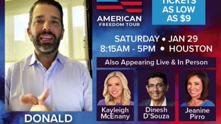 Donald Trump Jr to Headline Houston American Freedom Tour Rally Urging Americans to Fight Tyranny