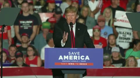 HCNN - RAW Former President Donald Trump hosts Iowa rally