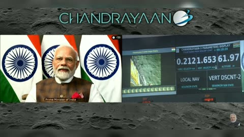 Chandrayan 3 Successfully landing moon