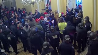 Unseen J6 Footage Shows Protesters and Capitol Police Together