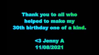 Jenny's 30th Birthday Party