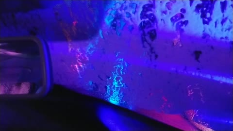 Interesting Moments: Christmas Lights in the Car Wash