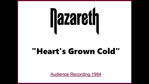Nazareth - Heart's Grown Cold (Live in Cumbernauld, Scotland 1994) Audience