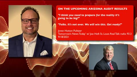 Jovan Hutton Pulitzer on UPCOMING ARIZONA ELECTION AUDIT