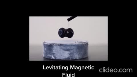 Levitating Magnetic Fluid