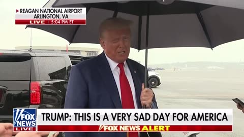 President Trump - This is a very sad day for America