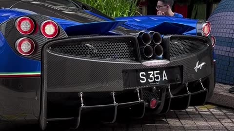 Ocean Pagani #car #cars #supercar #supercars #hypercar #pagani #huayra #ocean #sky #blue