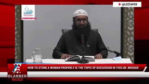 How To Stone A Woman Properly Is The Topic Of Discussion In This UK. Mosque