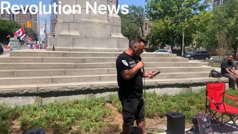 Raw video: queens park weekly freedom rally