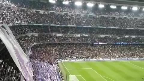 A song sung by Real Madrid fans that day Vamos !!!