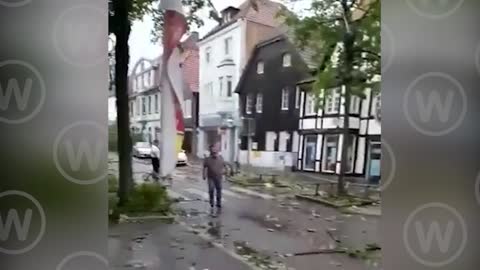 Germany in ruins! Eerie tornado in Paderborn (May 20, 2022)