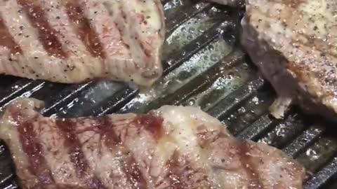 Cooking Wagyu Steak Cooking Wagyu Steak ASMR