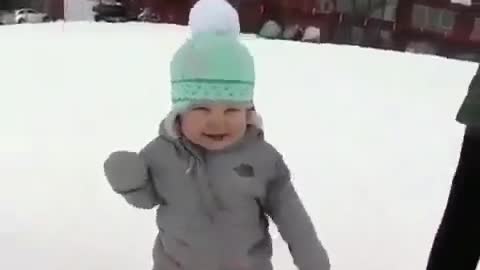 Skiing children