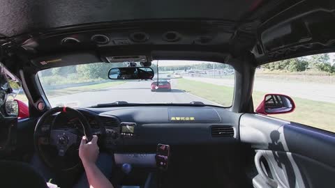 S2000 chasing GTR, Viper, & Corvette on track