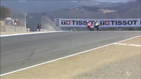 MotoGP Historic Battles -- Rossi vs Stoner Laguna Seca 08'