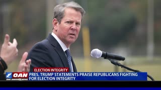 Trump statements praise Republicans fighting for election integrity