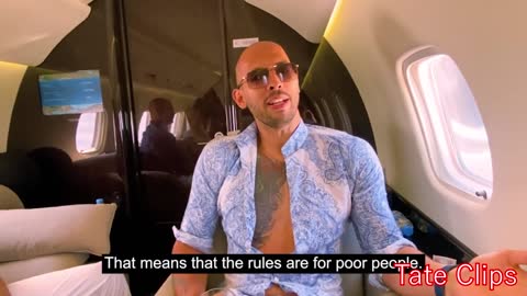 ANDREW TATE EXPLAINS WHY RULES ARE FOR POOR PEOPLE 💸