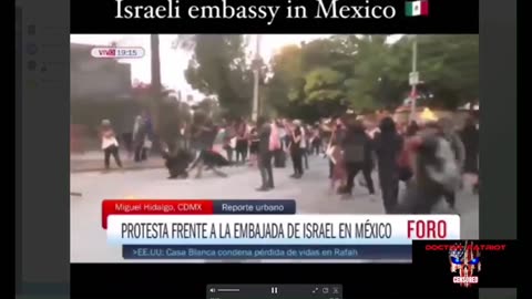 Mexico is burning down the Jewish Consulate .......