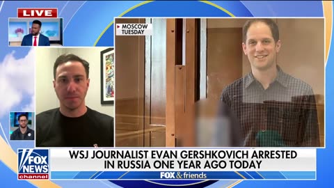 WSJ Journalist Arrested In Russia 1 yr Ago
