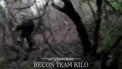 The fighters of the special unit "Recon Team Kilo" of the Main Intelligence