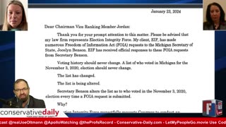 EIF Letter to Jim Jordan to Review Voting and Mail-in Ballot Fraud w Joe, Sandy & Stefanie