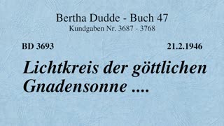 BD 3693 - LICHTKREIS DER GÖTTLICHEN GNADENSONNE ....