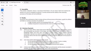 Imprisonment ByLaw 11434-2023 of Oxbow Sask - Mike Hayes