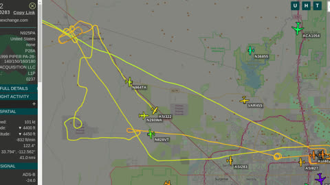 Aeroguard N925PA gang banging US60 on return from Wickenburg to KDVT - Oct 6th 2023