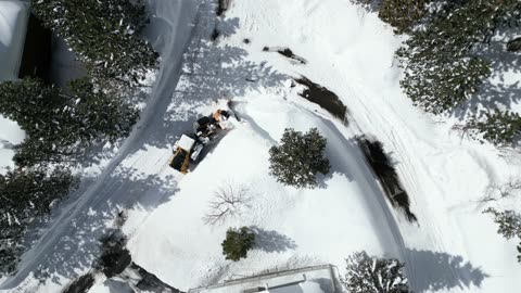 Snow Removed After Epic Sierra Nevada Storm