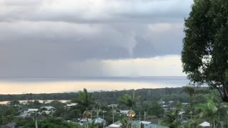 Waterspouts Formed by Severe Storm