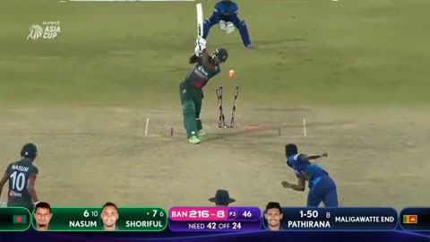 Asia cup Super four team match no. 2 Bangladesh vs sri Lanka exciting highlights