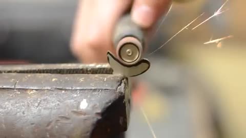 Knife making - making a folding coin