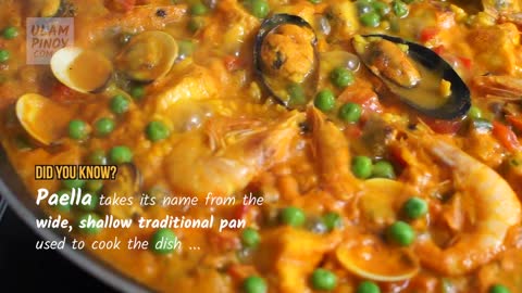 Easy PAELLA — Simple way how to cook Paella with seafoods at home in Madrid, SPAIN!
