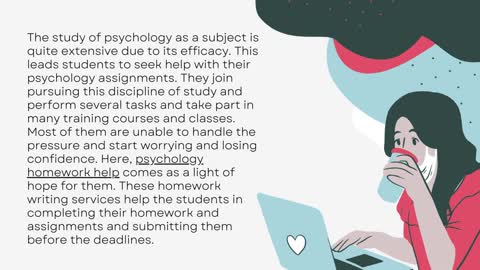Why do Students Stop Procrastinating and Seek Assistance from Psychology Homework Help